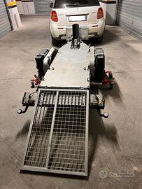 Carrello Ellebi porta moto, super accessoriato.