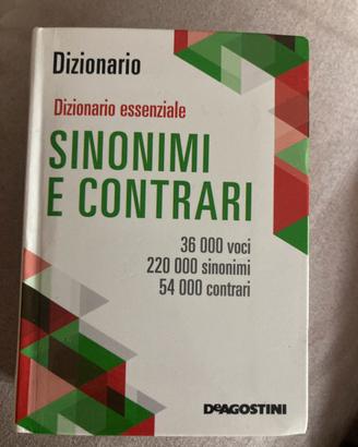 Dizionario tascabile  dei sinonimi e contrari