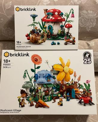 Lego 910037 + 910051 Casa e villaggio dei funghi