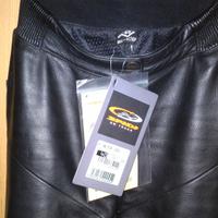 pantaloni spidi in pelle da donna tg 40