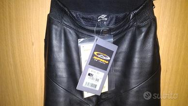 pantaloni spidi in pelle da donna tg 40