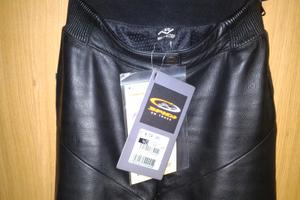 pantaloni spidi in pelle da donna tg 40