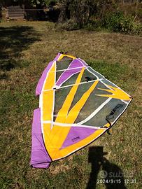 Vela challenger mq 4,5 rig completo per windsurf