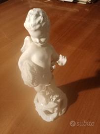 Statuetta puttino in ceramica 