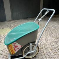 Carrello da traino per la spesa in bicicletta