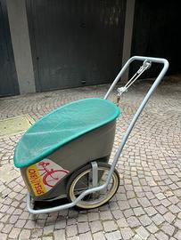 Carrello da traino per la spesa in bicicletta