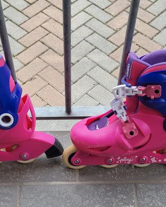 pattini in linea per bambina