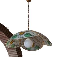 Lampadario in vetro da cucina - vintage