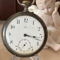 OROLOGIO OMEGA TASCA BIG SIZE ARGENTO 800