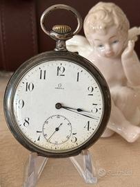 OROLOGIO OMEGA TASCA BIG SIZE ARGENTO 800