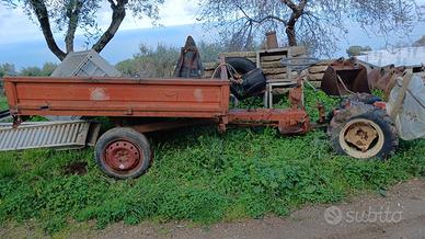 Trattore Valpana con rimorchio – per ricambi