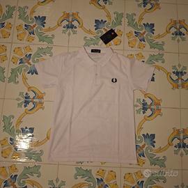Polo Fred Perry Bianca Taglia M