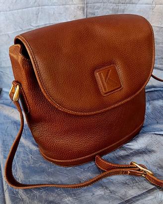 Borsa a tracolla in pelle Krizia,