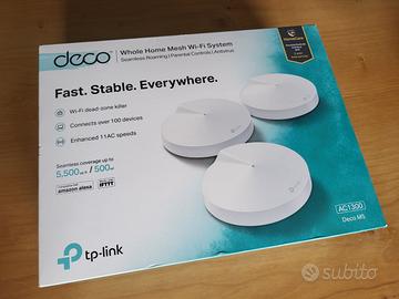 TP-Link Deco M5 (3-pack) Sistema Mesh Wi-Fi AC1300