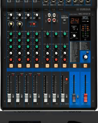 mixer Yamaha 10 con scheda audio Nuovo