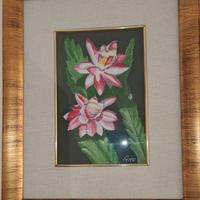 Quadri floreali olio su tela Gino Pittini