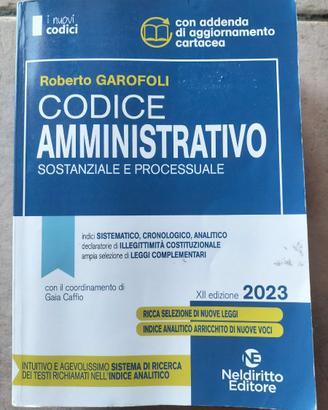 Codice Diritto amministrativo 2023 NelDiritto