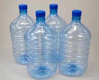 4 Damigiane/Bottiglioni in Plastica 12 Litri