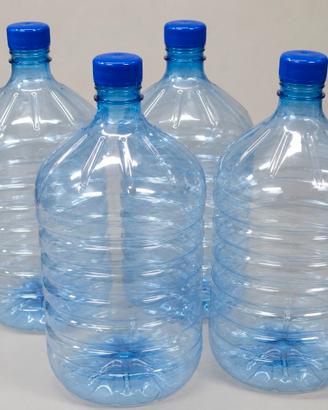 4 Damigiane/Bottiglioni in Plastica 12 Litri
