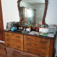 Comò con specchio anni 50