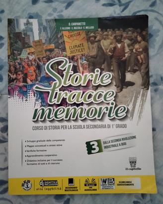 libro di storia : Storie tracce memorie 3