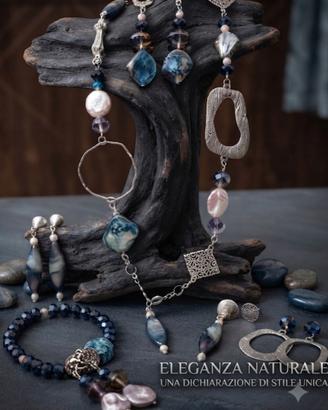 set collana,  bracciale e orecchini 