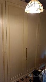 armadio 4 ante color panna