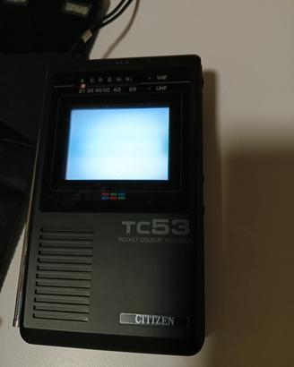 Televisore portatile Citizen vintage 