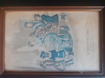 Stampa 1883 Le Moniteur de La Mode (B)