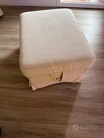 Ikea pouf con contenitore