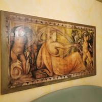 Quadro su pannello di legno 