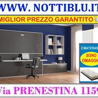 Letto a Scomparsa Cast. DESK + 2 MATERASSI OMAGGIO