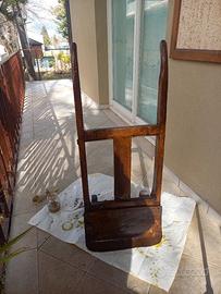 Antico carrello da Mugnaio