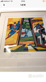 Ugo Nespolo Superheroes