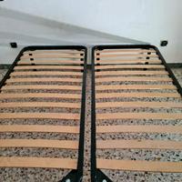 Due reti singole a doghe 