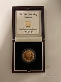 Sterlina proof 1999