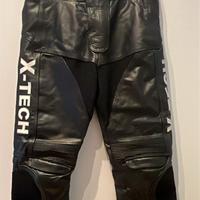 Pantalone ecopelle per la moto