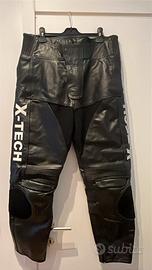 Pantalone ecopelle per la moto