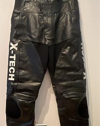Pantalone ecopelle per la moto