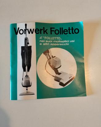 Libretto vintage istruzioni folletto