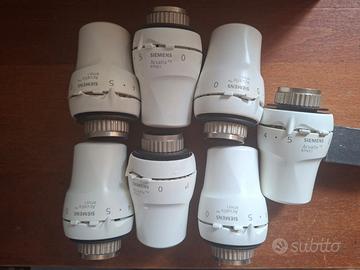 lotto 7valvole termostatiche siemens acvatix rtn51