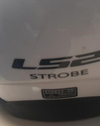 CASCO MODULARE LS2 STROBE COLORE BIANCO