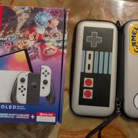 Nintendo Switch Oled mario kart ed. + 3 giochi