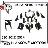 KIT CARENE TMAX 530 NERO LUCIDO 25 PEZZI 2012 2014