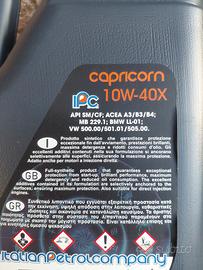 olio sistetico 10w40 11kg