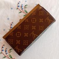 Portafoglio vintage con clip Louis Vuitton 