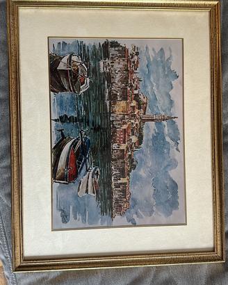 Quadro Rovigno , croazia HR. Di a.zecca