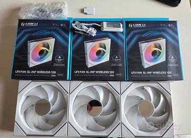 Lian Li 3x Uni Fan SL Infinity wireless bianche