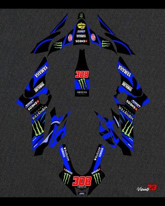 ✅KIT GRAFICHE ADESIVI YAMAHA R6 2018-2026