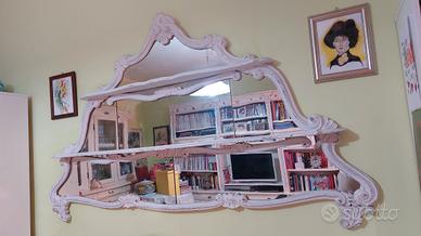 Elegante specchio da parete vintage con cornice la